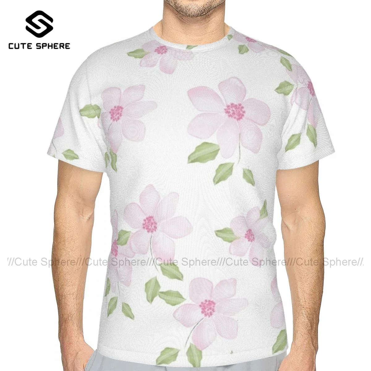 

Leaves Tshirt Casual Polyester Short Sleeve T Shirt Graphic Beach Tee Shirt Man Big