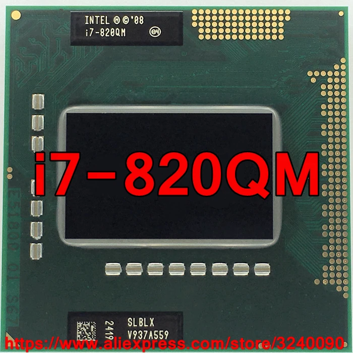 Процессор lntel Core i7 820QM 1 73 ГГц i7-840QM четыре ядра б/у | Компьютеры и офис