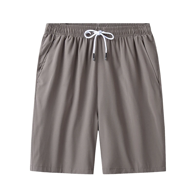 Шорты мужские спортивные пляжные с эластичным поясом прямые штаны размера плюс