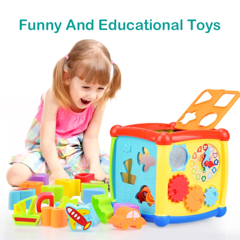 Huanger Многофункциональные Музыкальные игрушки Детская шкатулка музыкальные