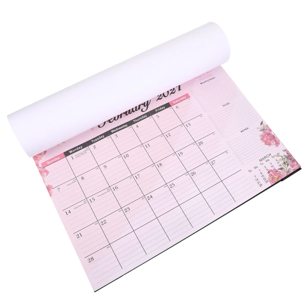 

1pc Wall Hanging Calendars 2021 Desk Calendar Schedules Calendar for Home