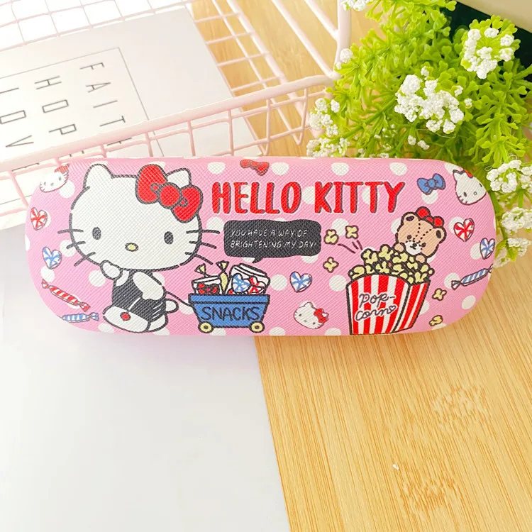 Sanrio hello kitty милый Коричный чехол мелодия Kuromi Желейный мультяшный ящик для
