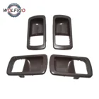 WOLFIGO коричневая Передняя Задняя Левая Правая внутренняя ручка двери отделка обрамления 69278-32050 6927732060 для Toyota Camry 1992-1996