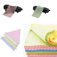 10pcs eyeglasses chamois glasses cleaner 1414cm microfiber sunglasses cleaning cloth for lens phone screen cleaning wipes