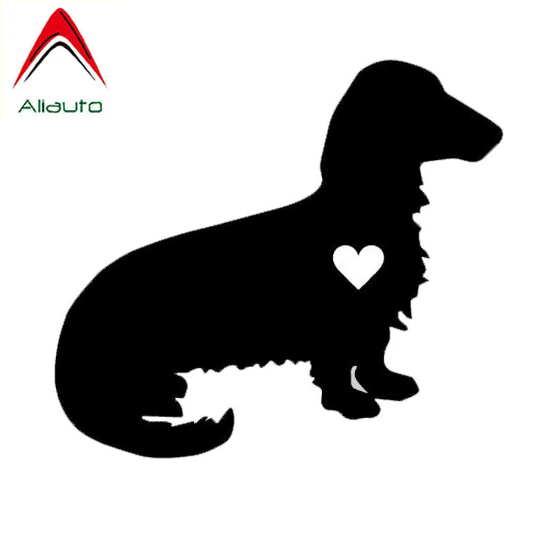 

Aliauto такса автомобильные наклейки с собаками милый виниловый солнцезащитный Водонепроницаемый Наклейка Автомобильные аксессуары черный/с...