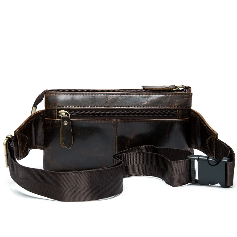 Сумка ремень WESTAL из натуральной кожи для мужчин забавная дорожная Сумочка