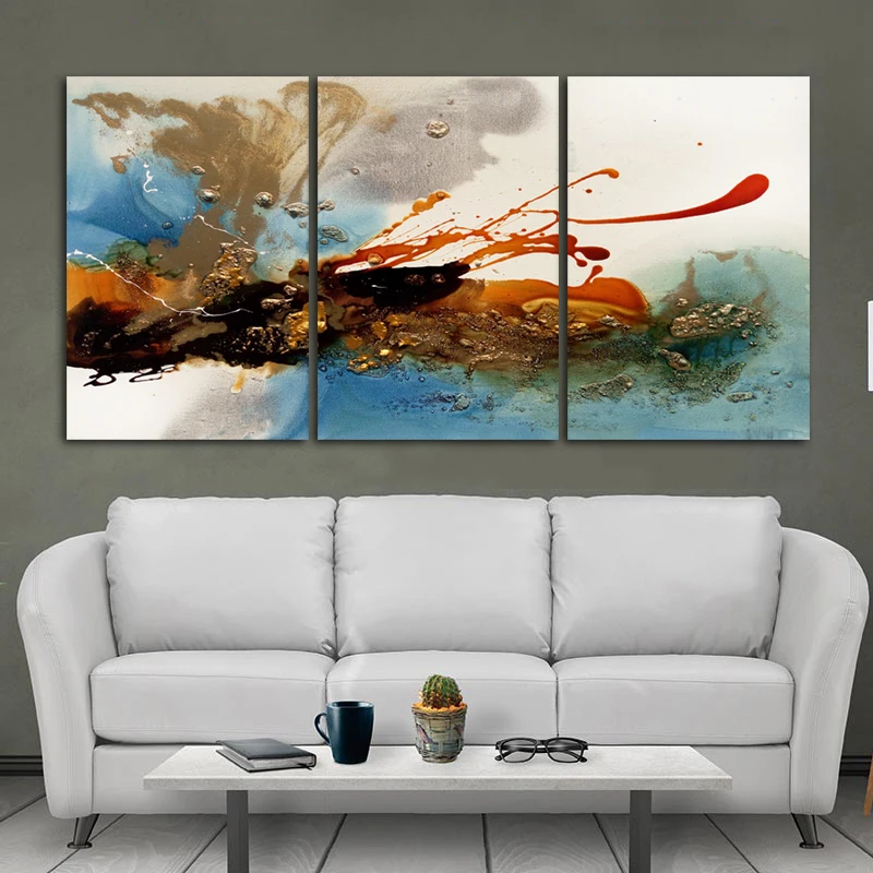 RELIABLI Арт холст Картина Красочные облака фотографии Wall ART Для Гостиная украшения