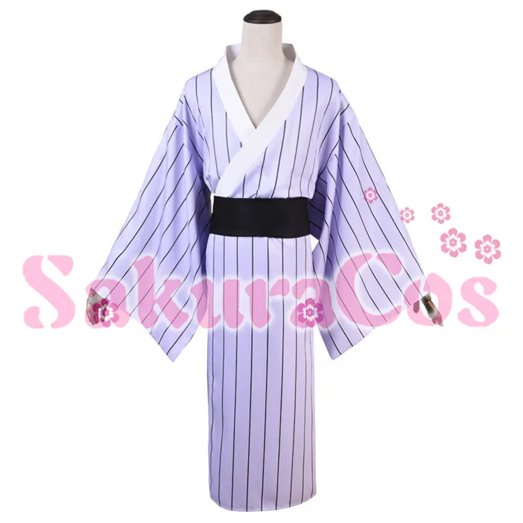 Халат-кимоно унисекс для косплея из аниме рассекающий демонов/киметсу no Yaiba Kamado