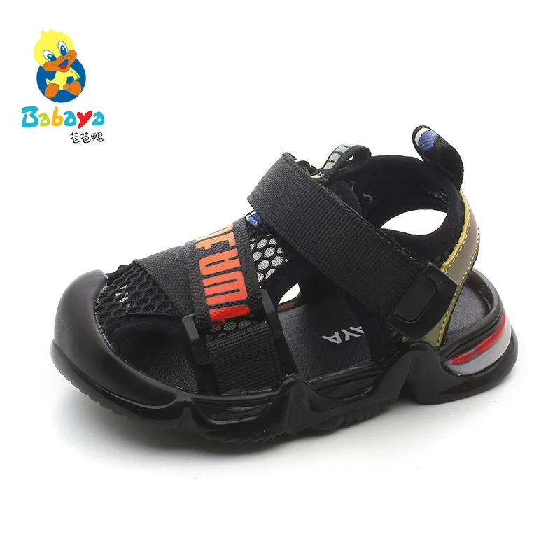 Детские сандалии Babaya Детская летняя обувь пляжная для маленьких девочек дышащие
