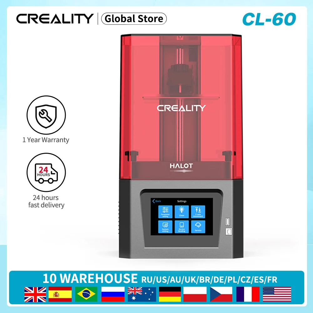 CREALITY 3D UV Resin Printer HALOT ONE CL-60  LCD Printer Integral Light Source