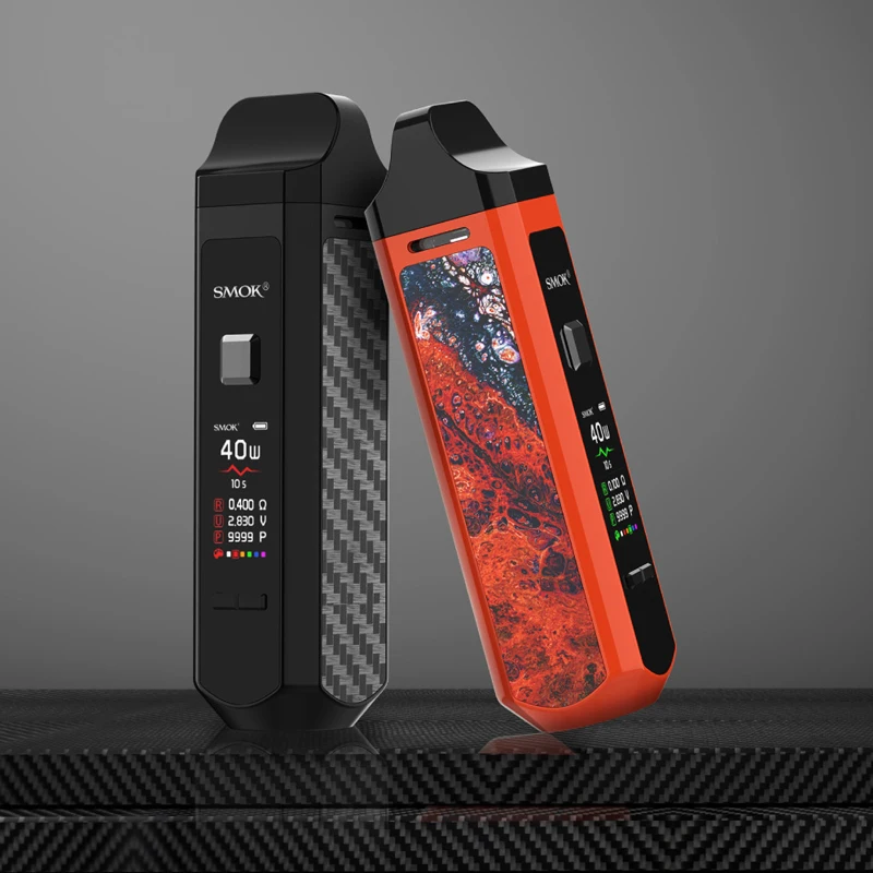 Новый цветной SMOK RPM40 Pod комплект электронных сигарет Vape 1500 мАч об/мин 40 4 3 мл
