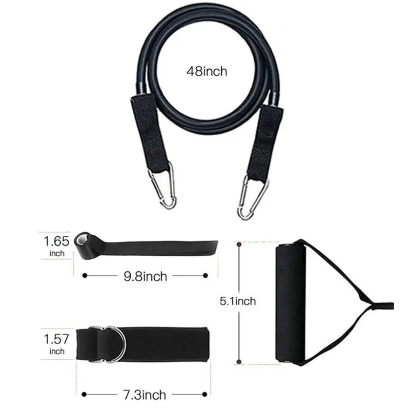 

11 Pcs Foldable Chest Expander Sculpt Yoga Rally Robust Resistance Sturdy for Full-body Workout Asanas Sports Pull Dropshipping