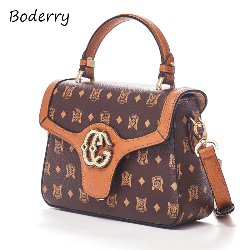 

Boderry Retro Handbags For Women Luxury PVC Leather Crossbody Bags High-Quality Shoulder Bags Delicate Women Messenger Bags