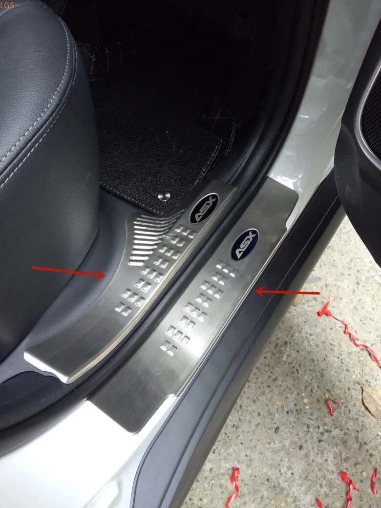 

For Mitsubishi ASX 2013-2019 High-quality stainless steel Threshold bar Welcome pedal Anti-scratch protection Car styling
