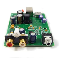 SPDIF интерфейс USB декодер ES9038Q2M+ AD823+ SA9023 USB DAC компьютерная Звуковая карта для наушников усилитель мощности не нужен источник питания - Цвет: only board