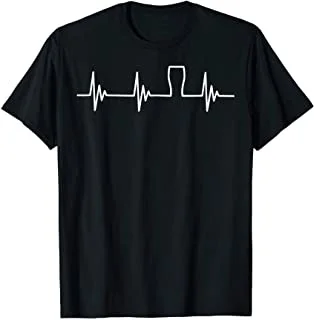 

Beer Funny Novelty Heartbeat Craft Beer Brewing T-Shirt