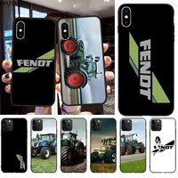 fendt tractor power car silicone black phone case for iphone 12 pro max 11 pro xs max 8 7 6 6s plus x 5s se 2020 xr case