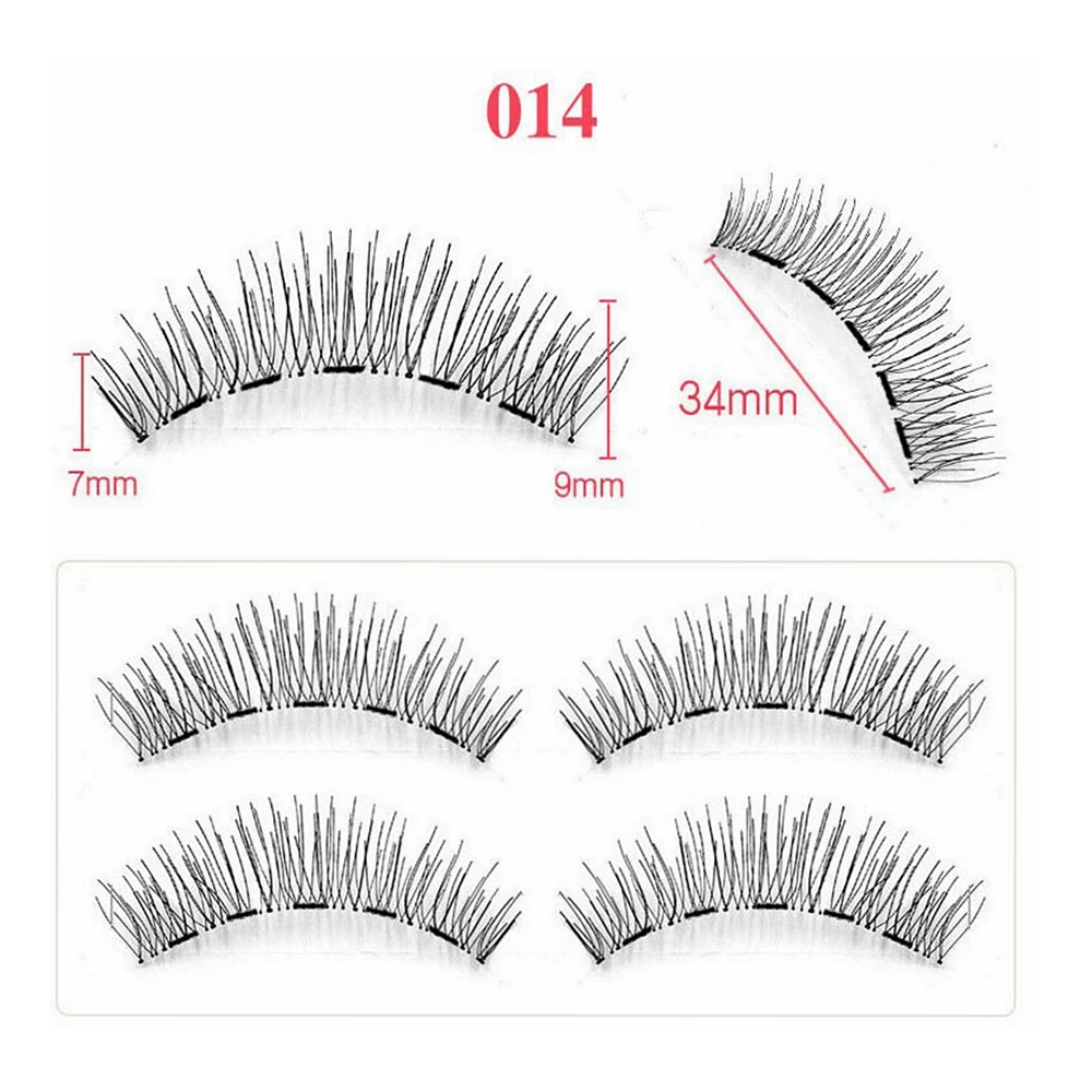 Магнитные ресницы с 5 магнитами накладные многоразовые магнитные натуральные |