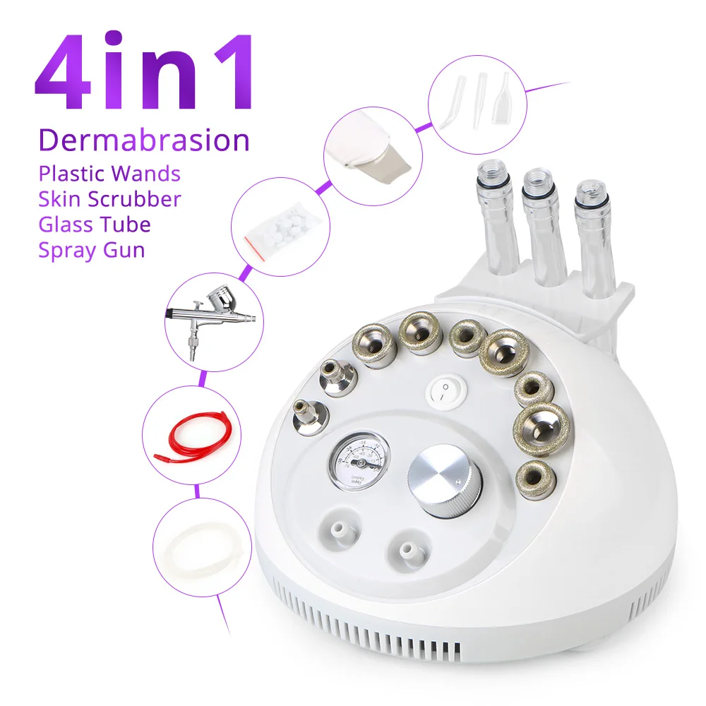 3 в 1 дермабразия микродермабразия кожи скруббер вакуумный распылитель воды