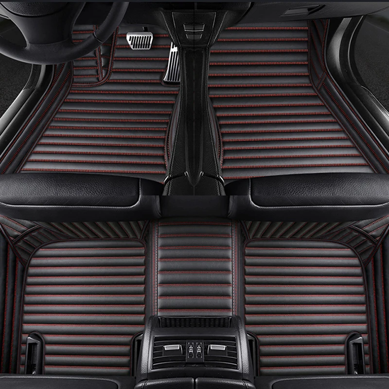 

leather car floor mats for LandRover LR2 LR3 LR4 Range Rover Freelander discovery evoque auto accessories advanced mat