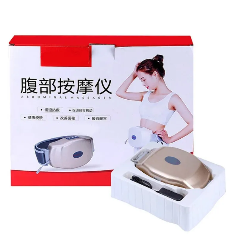

Abdominal Massager with Heating Belly Household Gastrointestinal Motility Flatulence Electric Physiotherapy Rub Massage Tool