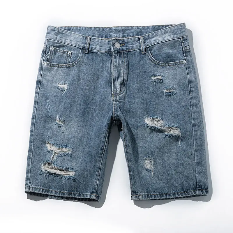 Men's Denim Shorts Summer 2020 New Short Fashion Jeans Casual Slim High Quality Stretch Men | Мужская одежда