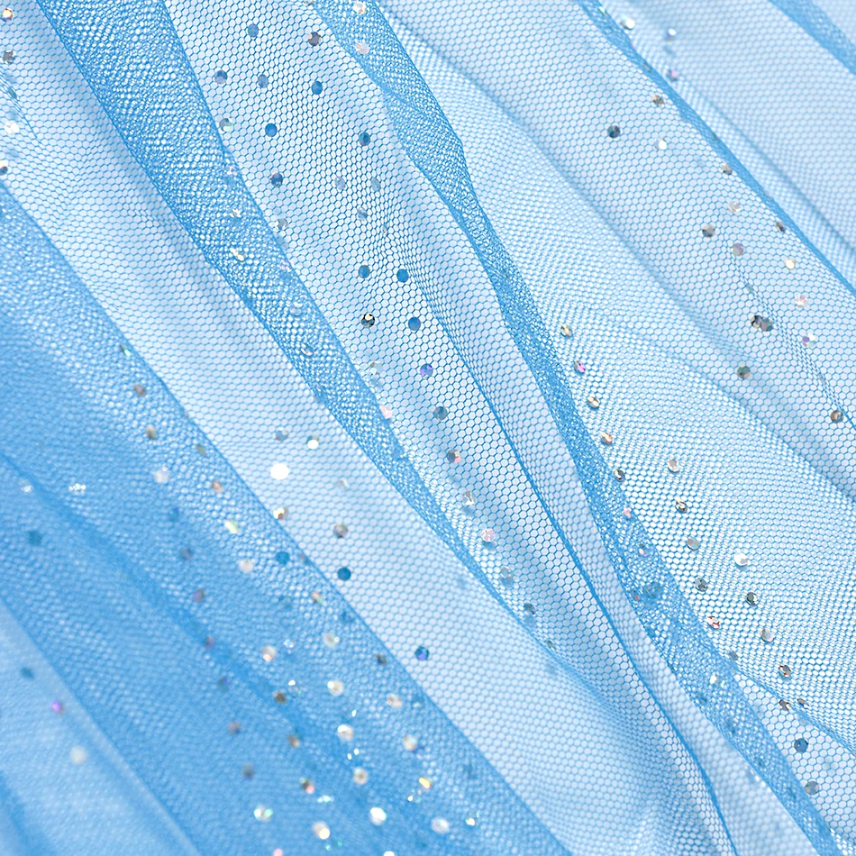 Детское платье Elza Сетчатое со стразами для дня рождения хэллоуивечерние детское