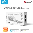 Светодиодная лента Gledopto с поддержкой Wi-Fi, 12 В, 24 В, RGB + CCT RGBCW