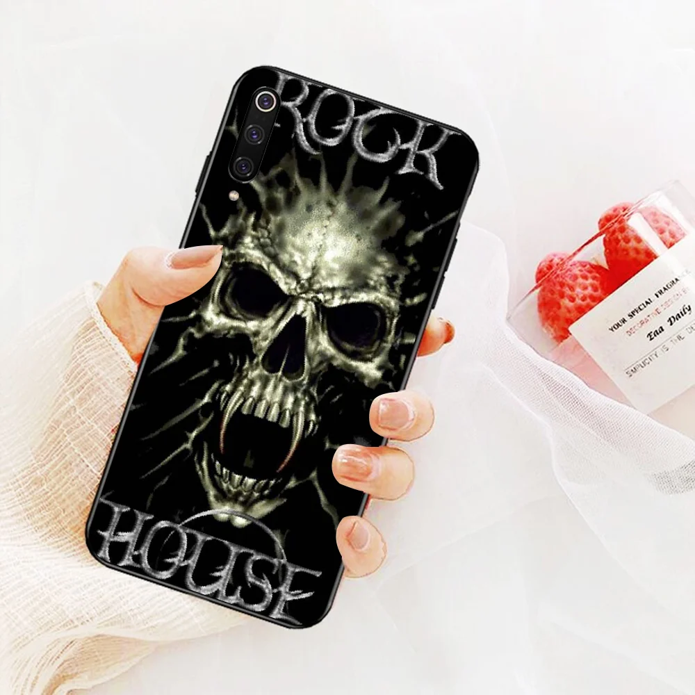 NBDRUICAI Череп Скелет новое поступление черный чехол для мобильного телефона Xiaomi 8 9