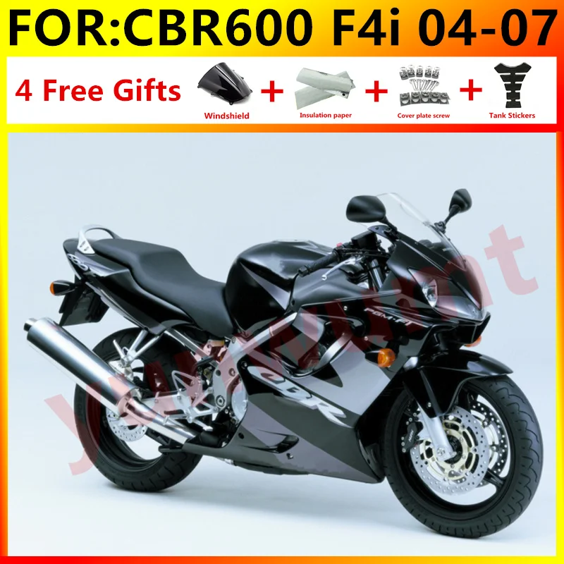 Новый комплект обтекателей для мотоцикла ABS Honda CBR600 F4i CBR 600 FS 2004 2005 2006 04 05 06 07