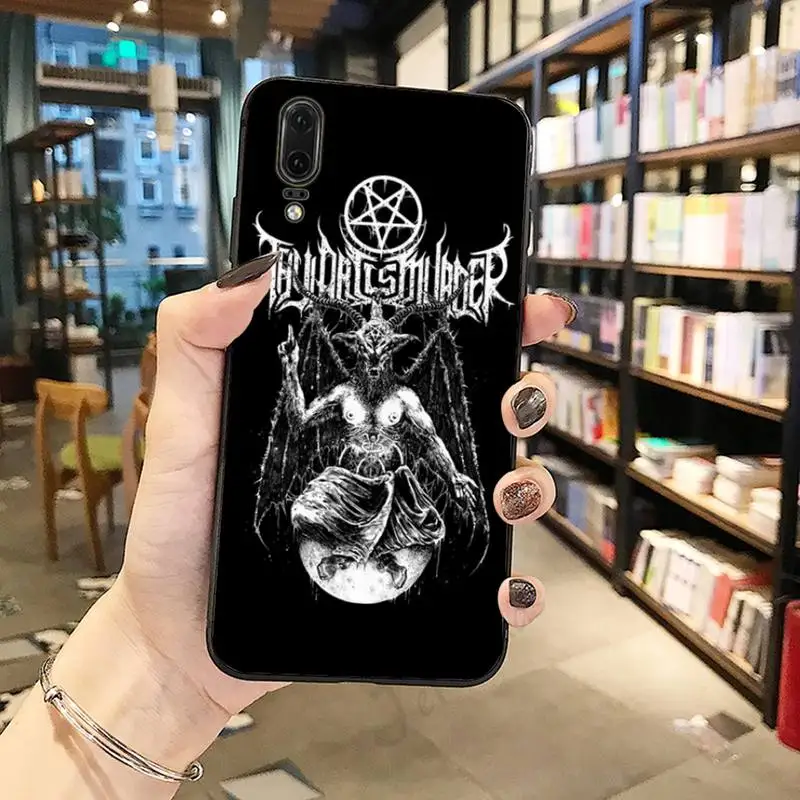 

Pentagram 666 Demonic Satanic Phone Case For Huawei honor Mate P 10 20 30 40 Pro 10i 9 10 20 8 x Lite