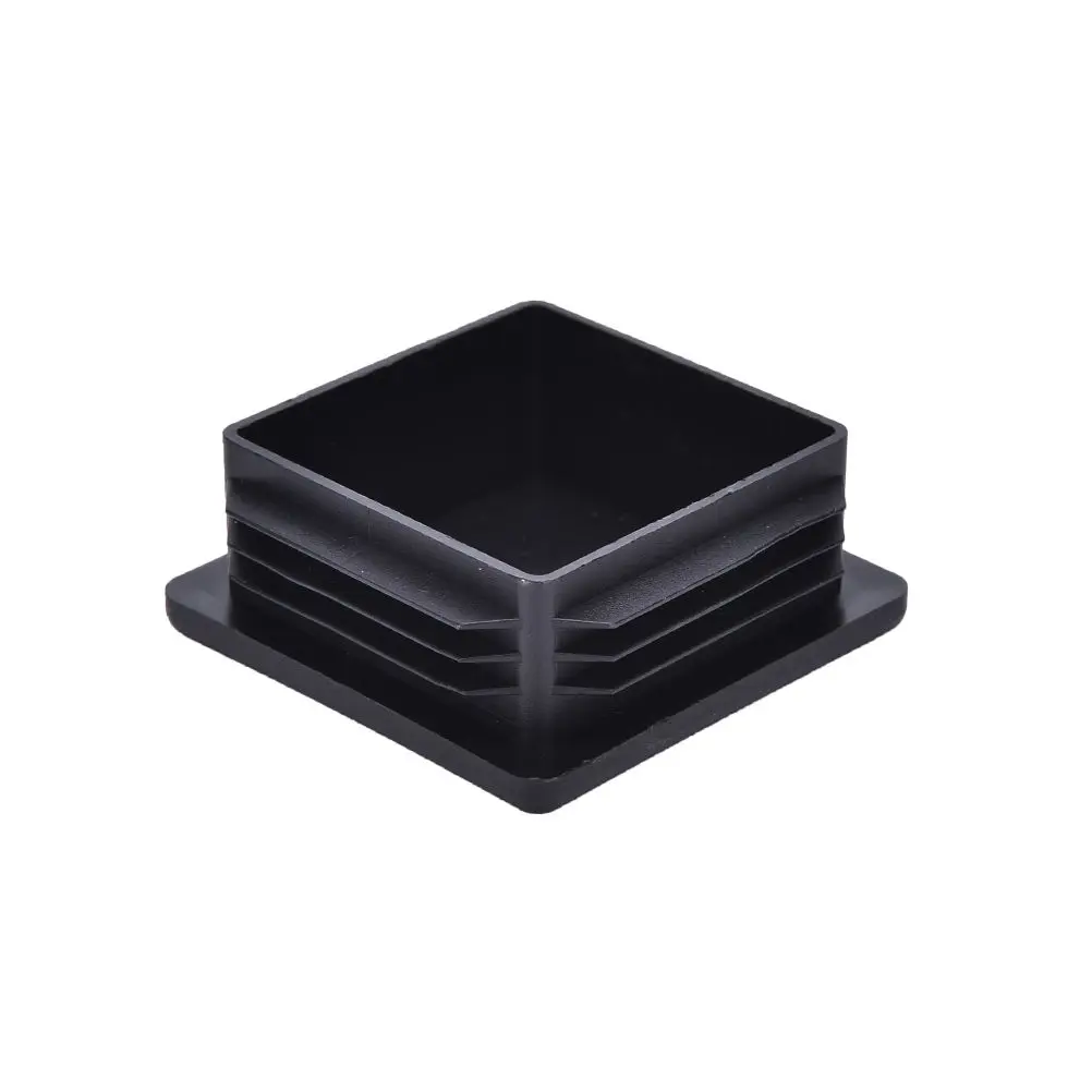 

10Pcs Black Plastic Blanking End Caps Square Inserts For Tube Pipe Box Section Wholesales