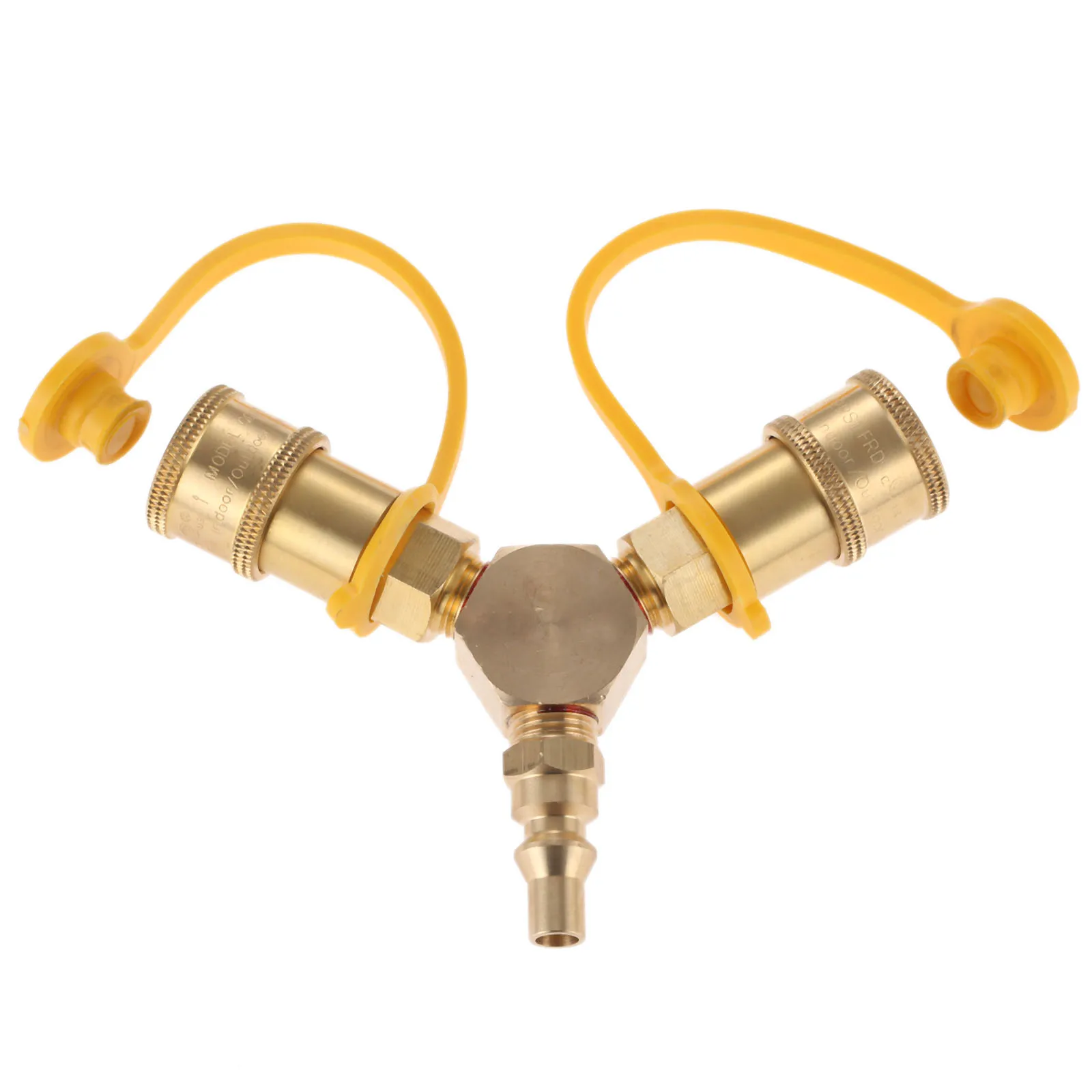 1/4 дюймовый Y разветвитель быстрого подключения RV пропановый адаптер для