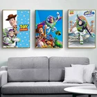 Забавная история игрушек, Disney, Базз Лайтер, холст, плакаты и принты, настенные художественные картины, картина для детской комнаты, Декор для дома, набор