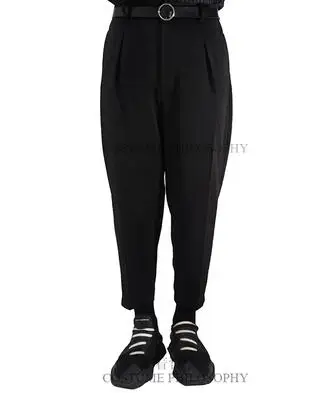 27-44 новинка мужская одежда взгляды моды взлетно-посадочной полосы штаны-шаровары