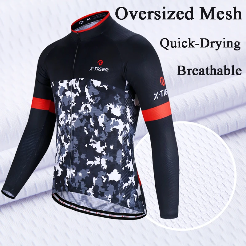 Комплект одежды X Tiger для велоспорта профессиональная одежда с длинным рукавом