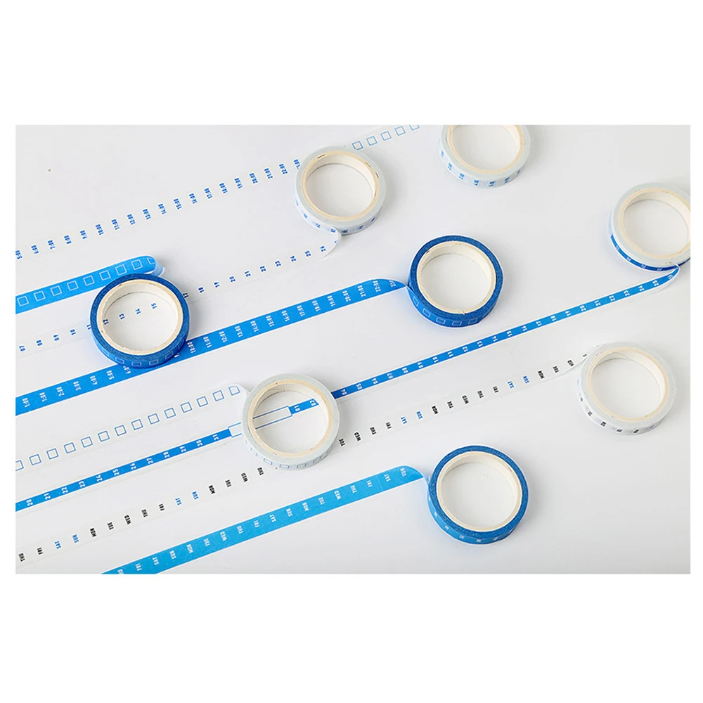 4 рулона/набор самоклеящиеся бумажные ленты 8 Х5 м|Офисный скотч| |