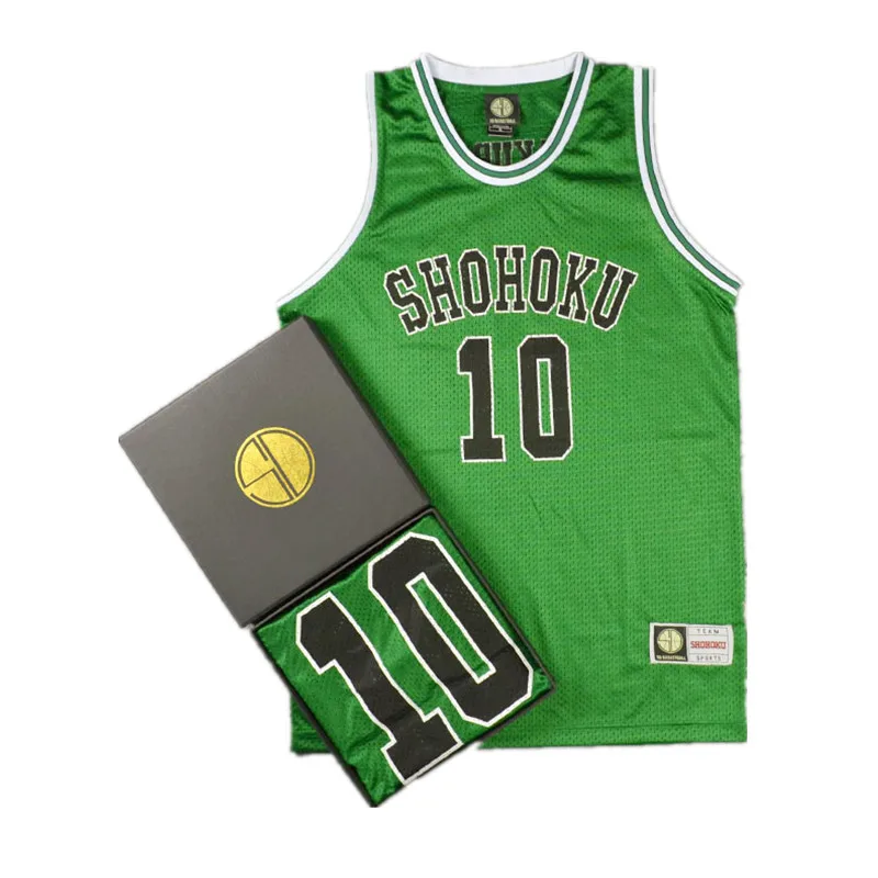 Аниме SLAM DUNK Косплей Костюм Hanamichi Sakuragi Rukawa Kaede для взрослых и детей Баскетбольная одежда Джерси