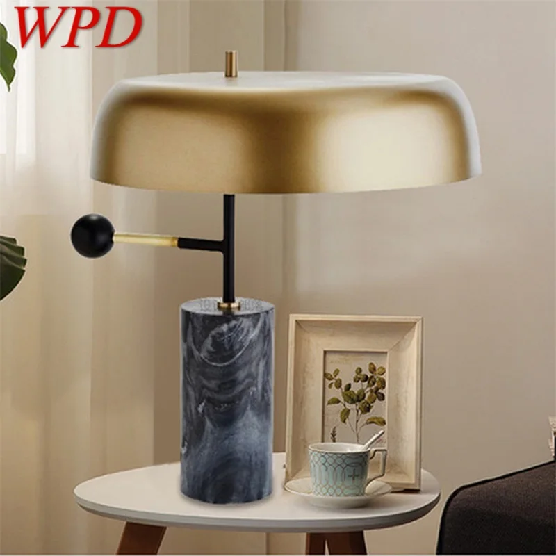 Настольная лампа WPD современный дизайн роскошный черный Настольный светильник