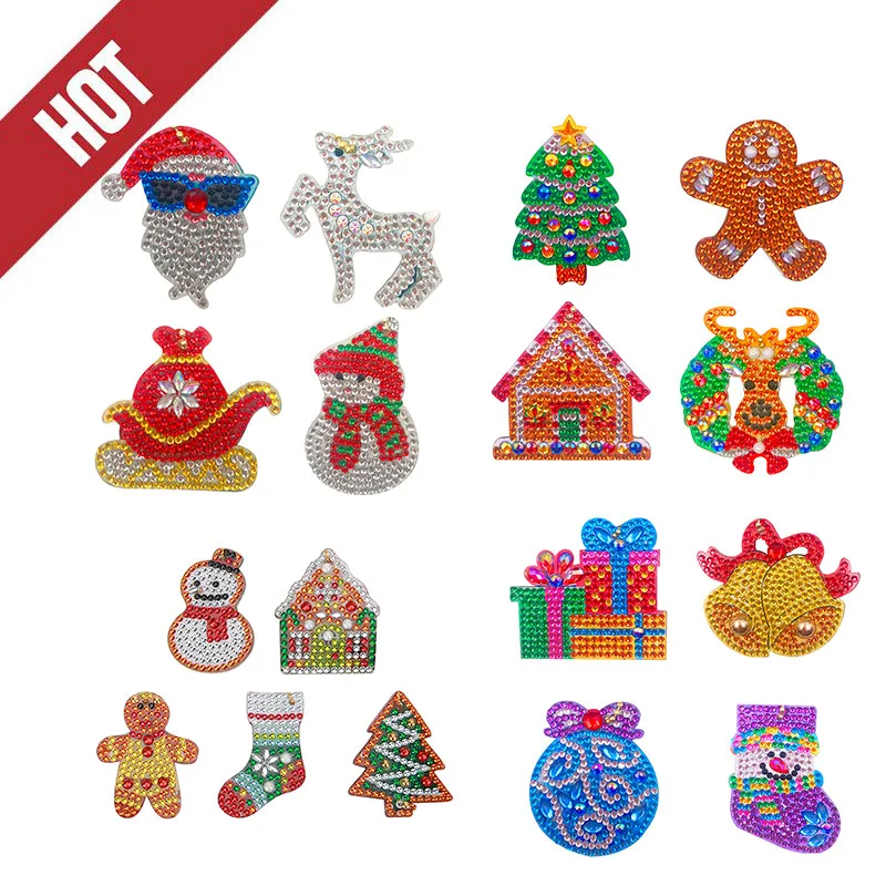 5 шт. полностью своими руками особой формы алмазов картина брелок для ключей