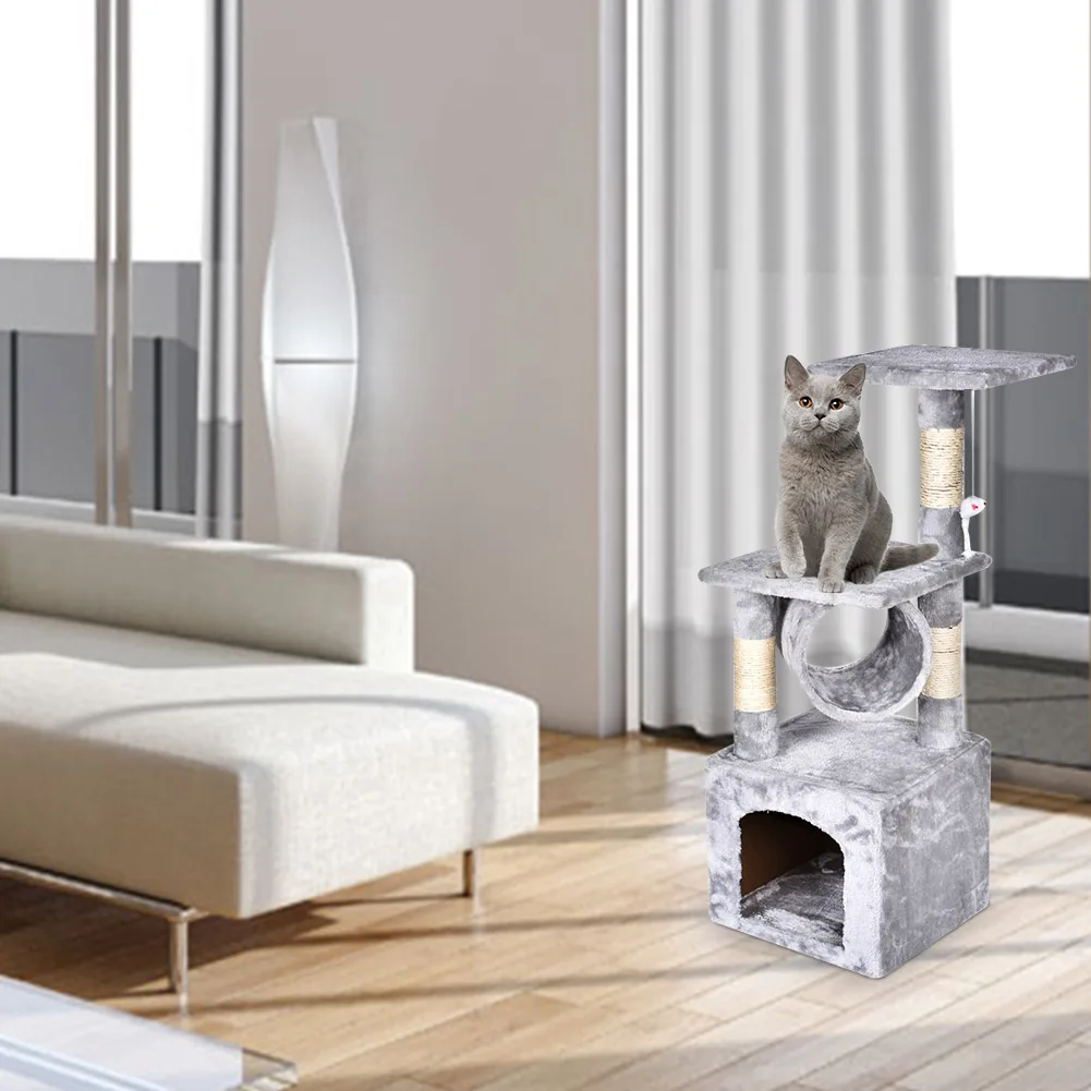 3" Deluxe Cat Tree Level, доска для царапания активности, дерево с когтеточками для котят
