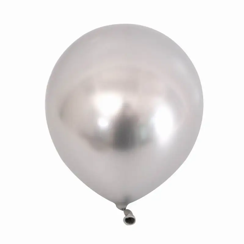 10pcs silver 10 шт. смешанные золотые воздушные шары украшения на день рождения Дети Взрослые металлические надувные шары шар воздушный шар на день рождения Декор балон - Цвет: 10pcs silver