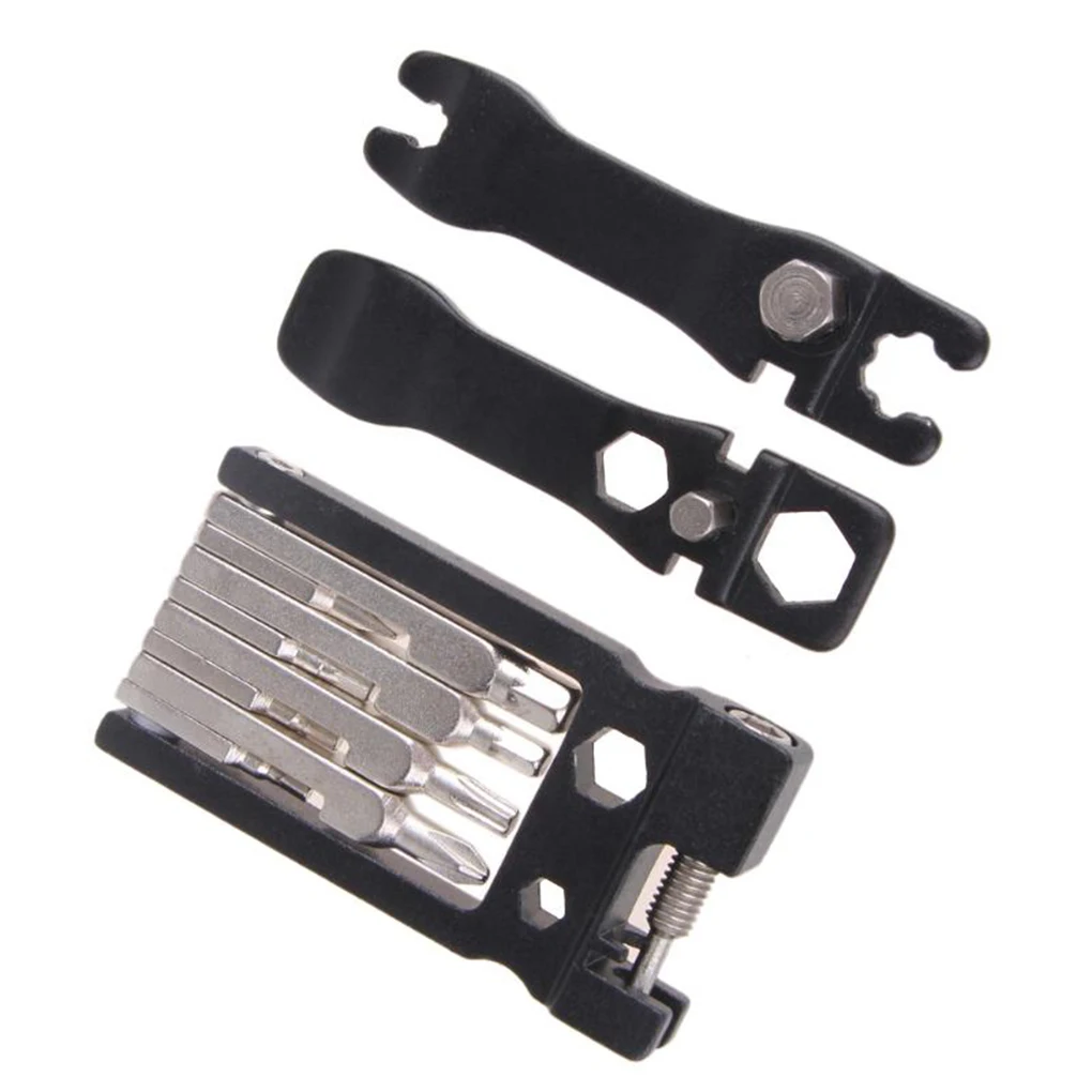 

Foldable hexagon wrench screwdriver MTB mountain bike repair tool bicycle multi-function kit 19 in 1 bicycle repair tool kit