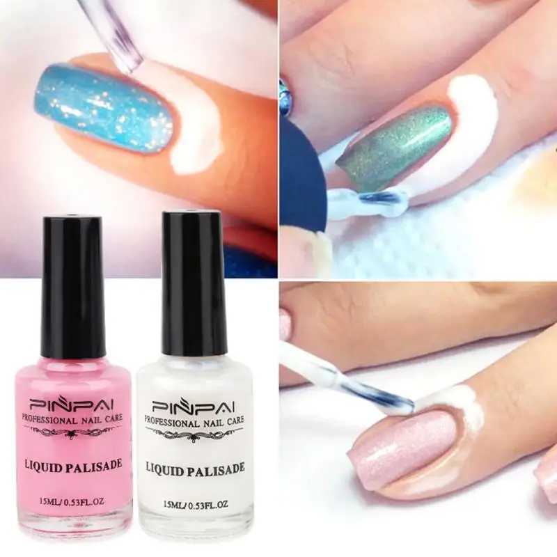 2 цвета маникюрный проливаемый клей для ногтей антипереливающийся Гель лак