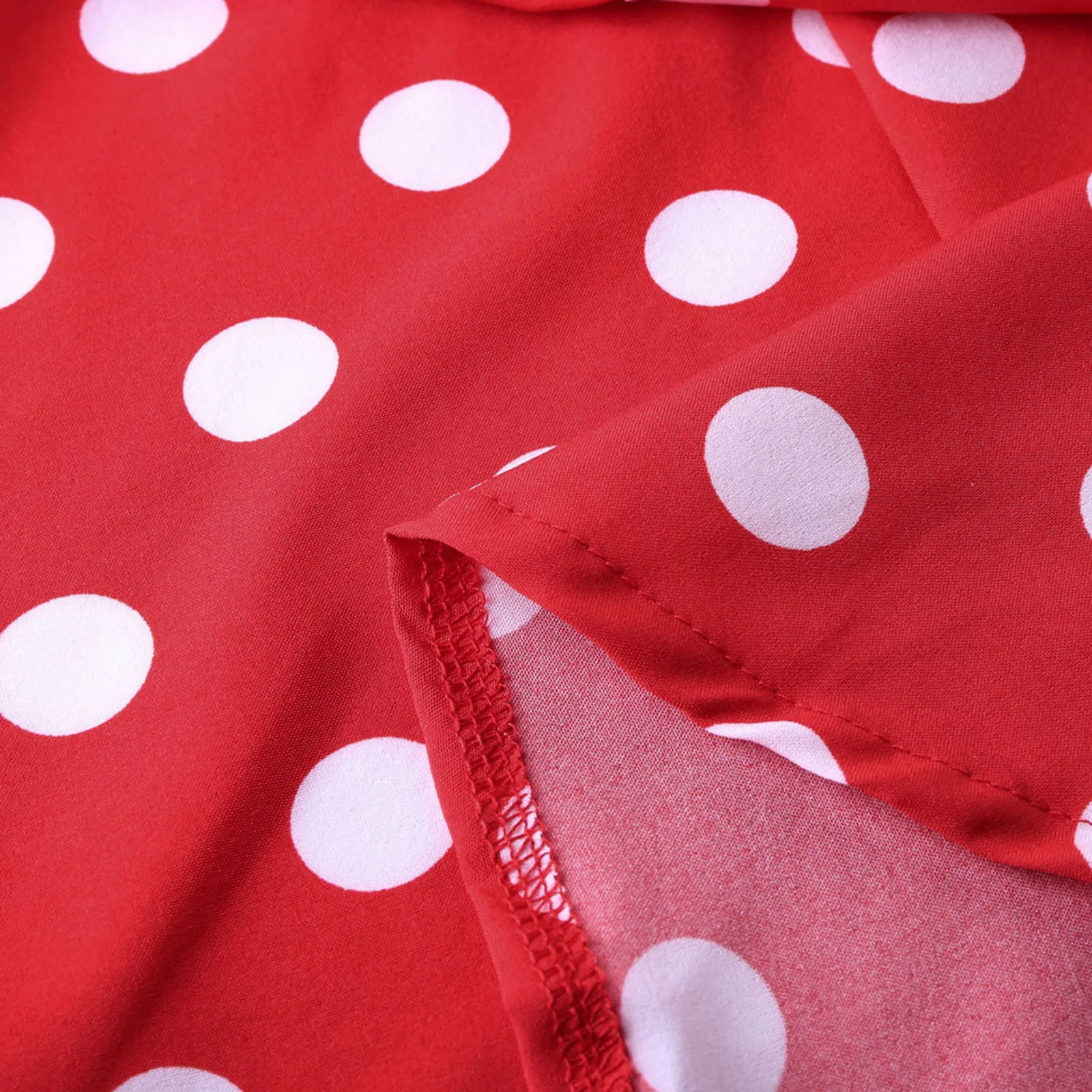 

Sagace Dress Women Summer Fashion Plus Size V-neck Polka Dot Caims Cold Shoulder Short Sleeve Elegant Beach Dress Bohemia