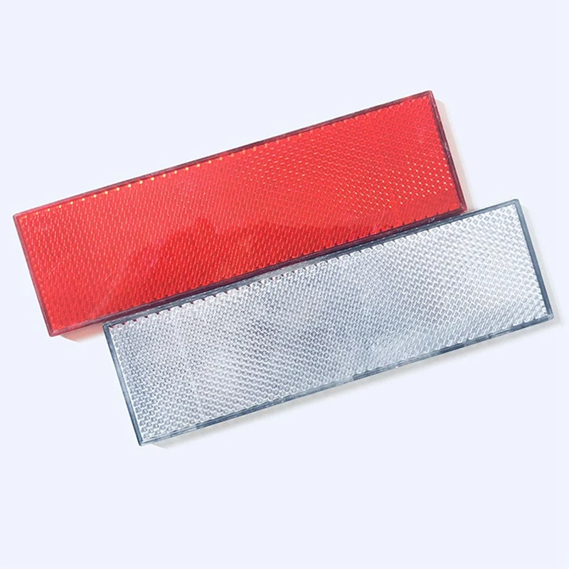 

1Pcs Car Truck Bumper Safety Reflective Strip Warning Night Driving Secure Reflector Sticker Decals Auto Exterior Accessories