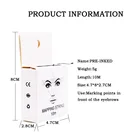 Микроблейдинг построение карты струны предварительно заправленный маркер для бровей нить татуировка бровей точка 10 м Предварительно заправленные брови дизайн татуировки принадлежности