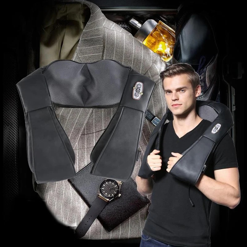 Электрический набор инструментов плеча шеи Массажер шиацу обогреваемый