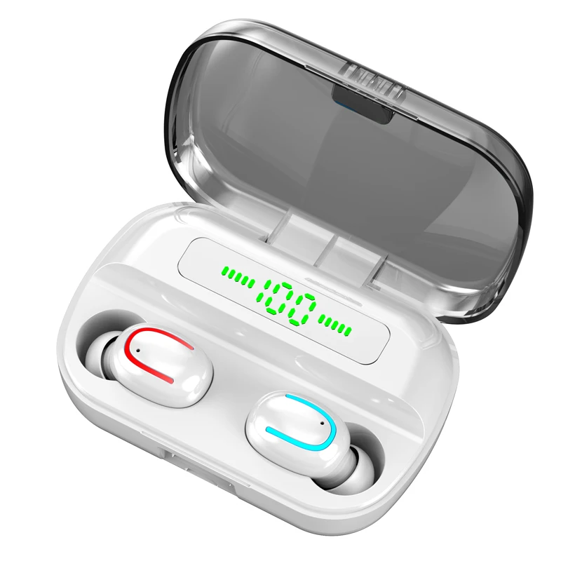 Белый Ralyin bluetooth наушники IPX6 водонепроницаемые bluetooth наушники беспроводные наушники с микрофоном спортивная Гарнитура для xiaomi iphone - Цвет: Белый
