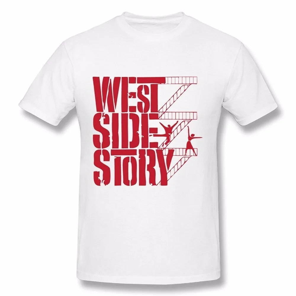 

New 2016 Summer Men'S 100% Cotton T Shirt Funny T-Shirt Men Men'S West Side Story Filmdesign Your Own Shirt